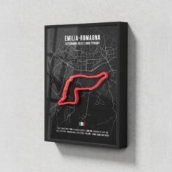 3D poster Imola Talianska Grand Prix Formula 1