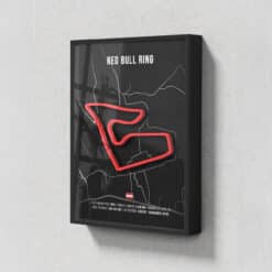 3D plagát formule 1 Red Bull ring v Rakúsku